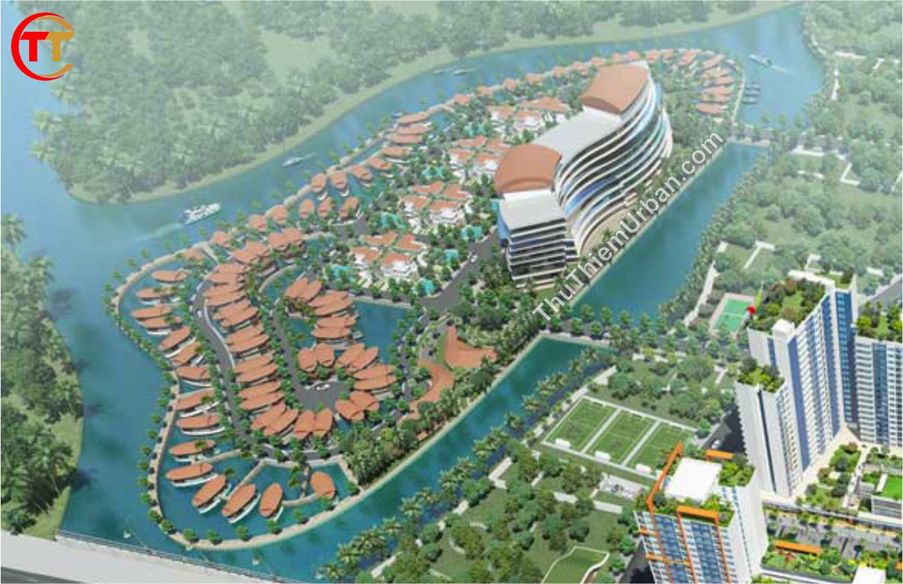 phối cảnh khách sạn đô thị thủ thiêm