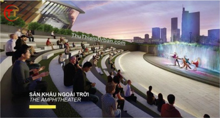 phối cảnh sân khấu ngoài trời nhà hát thủ thiêm