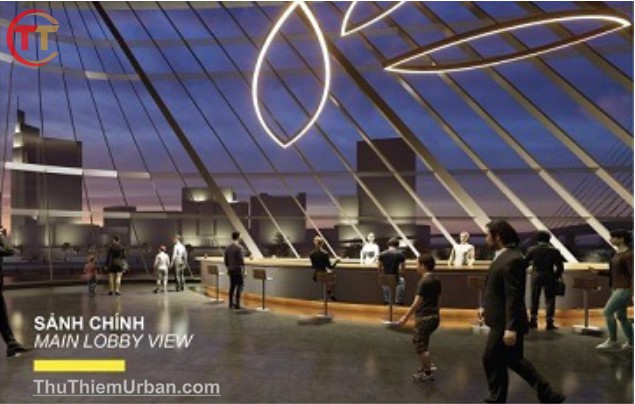 phối cảnh sảnh chính nhà hát thủ thiêm