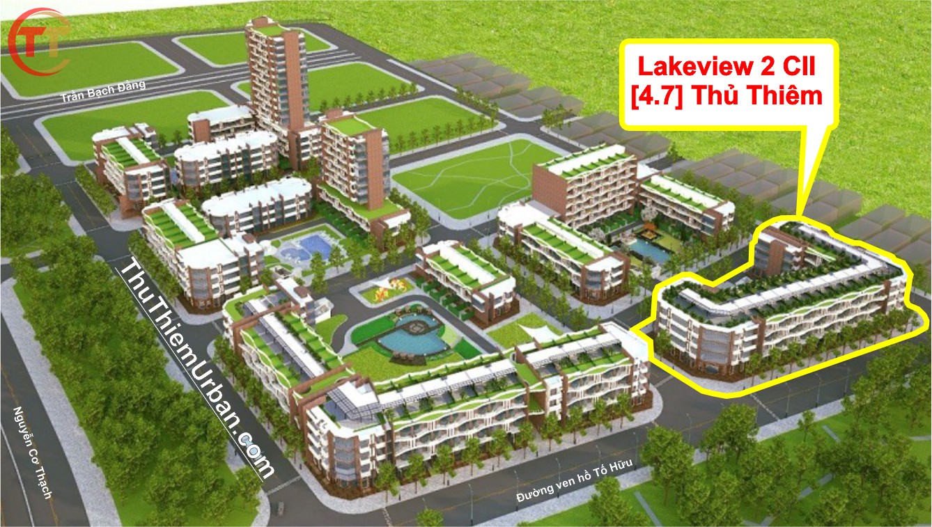 phối cảnh vị trí địa chỉ dự án lakeview 2 cii - tố hữu thủ thiêm