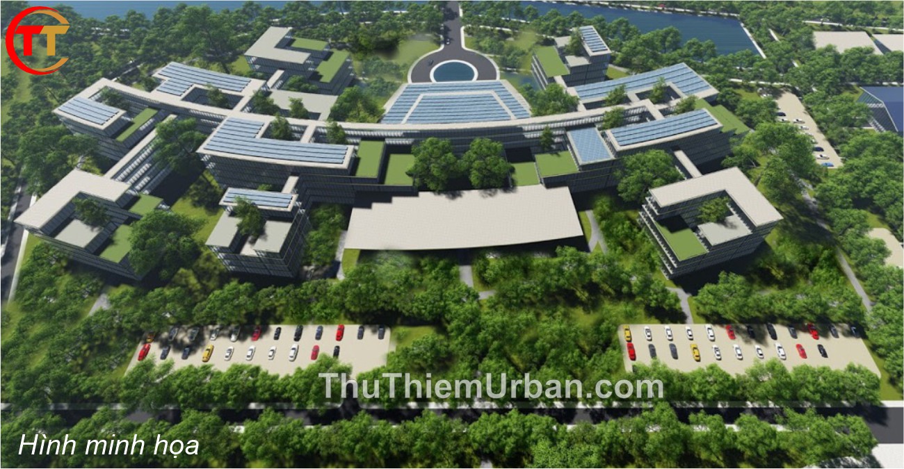 phối cảnh viện nghiên cứu châu thổ phía nam khu đô thị mới thủ thiêm