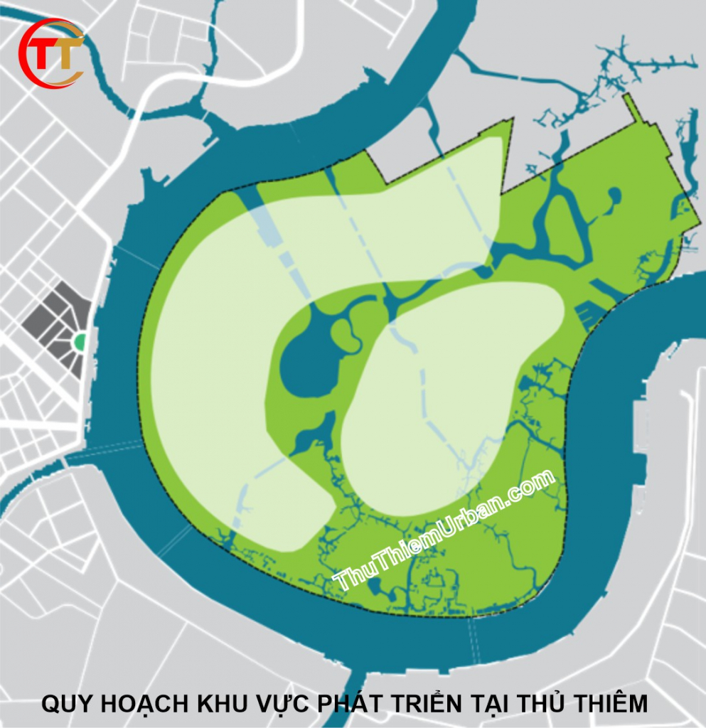 quy hoạch khu vực phát triển tại thủ thiêm