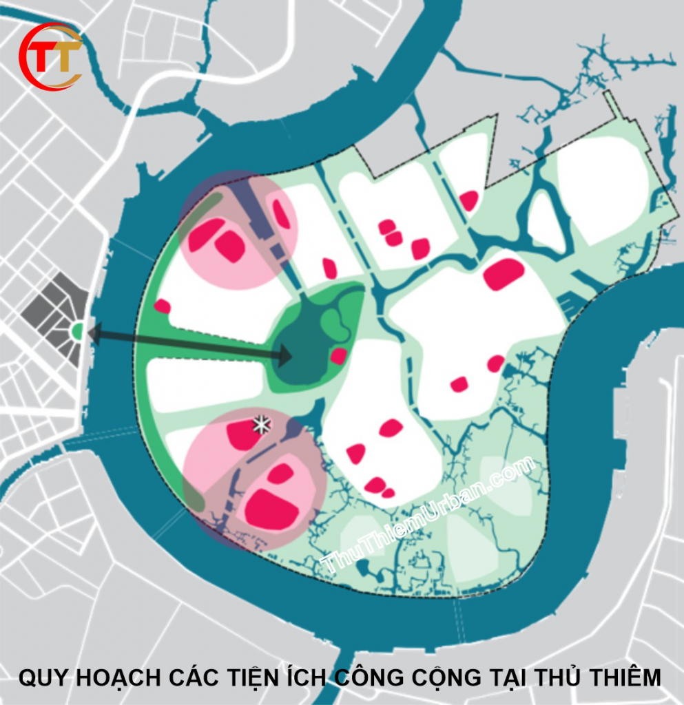 quy hoạch tiện ích công cộng tại thủ thiêm