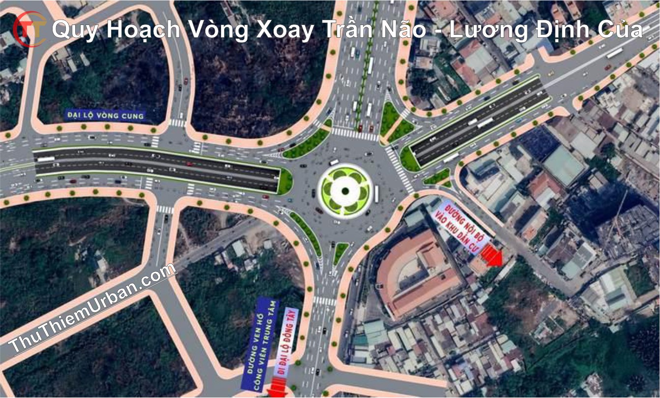 quy hoạch vòng xoay trần não - lương định của thủ thiêm