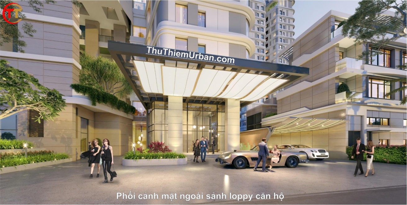 phối cảnh khối đế zeit river thủ thiêm -mặt ngoài sảnh loppy căn hộ