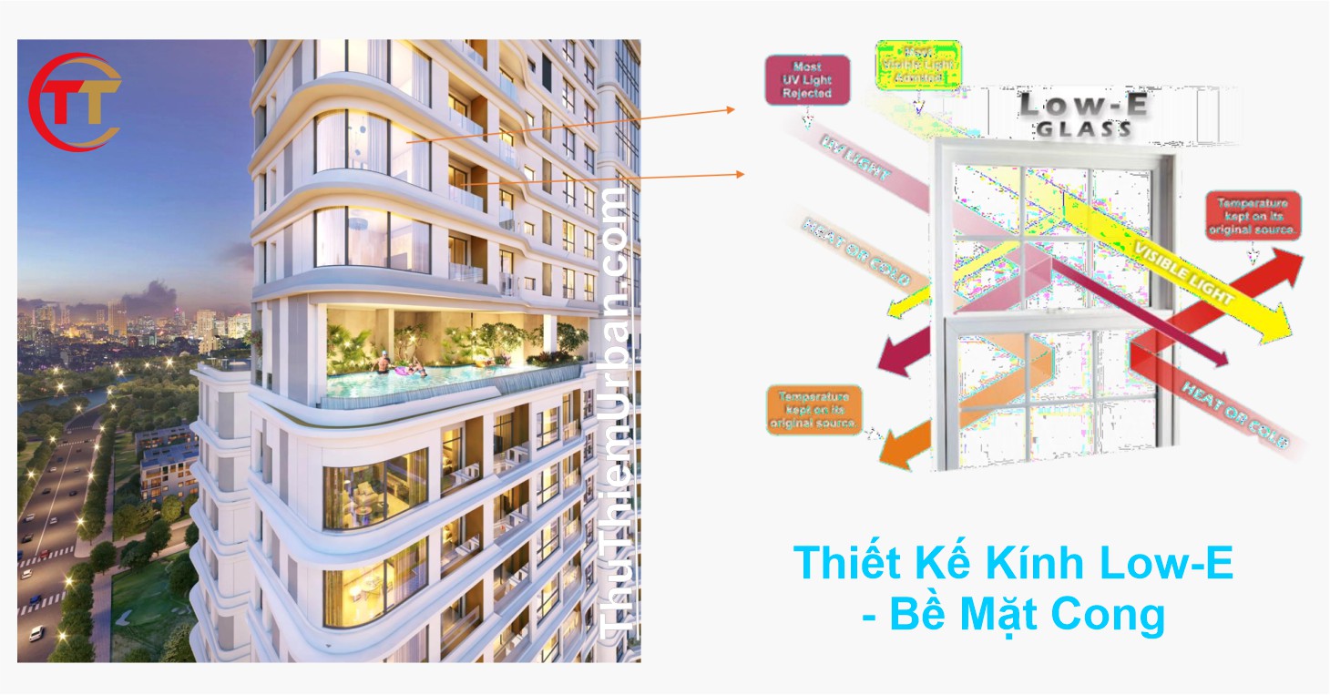 thiết kế căn hộ dự án zeit river thủ thiêm 3.11 GS - mặt kính low-e cong