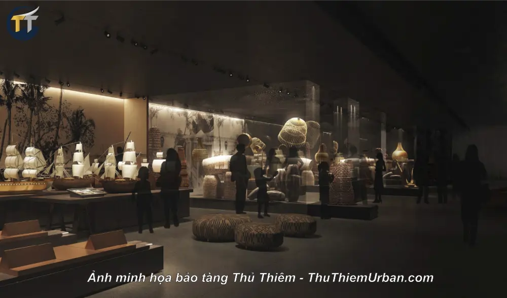 ảnh minh họa bên trong bảo tàng thủ thiêm thành phố thủ đức new