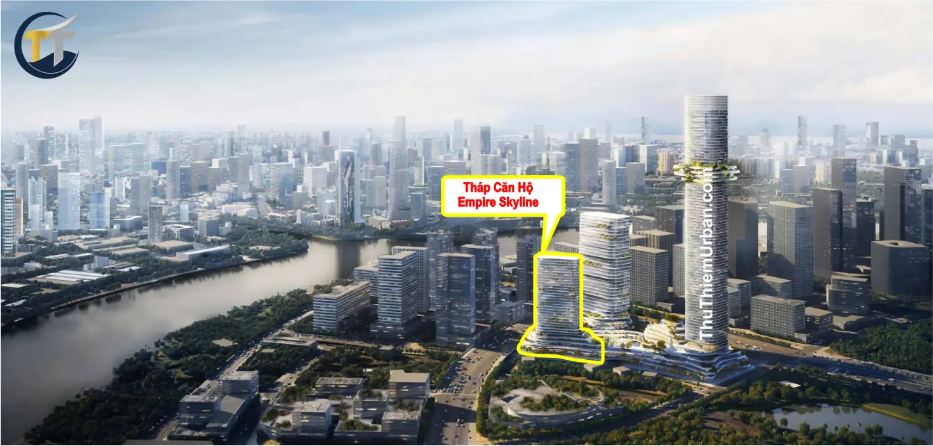 bản đồ phối cảnh tháp căn hộ empire skyline thủ thiêm new