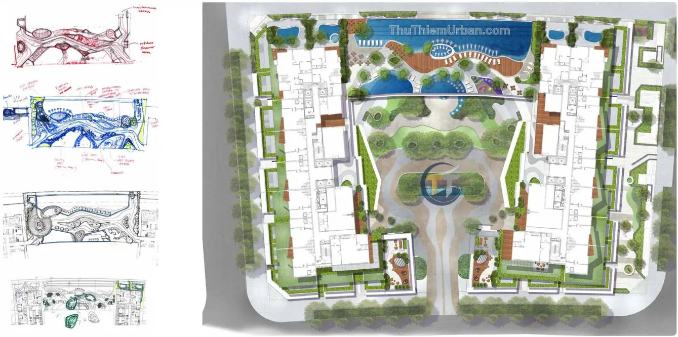 cảm hứng thiết kế cảnh quan tiện ích dự án the opera residence - metropole thủ thiêm new