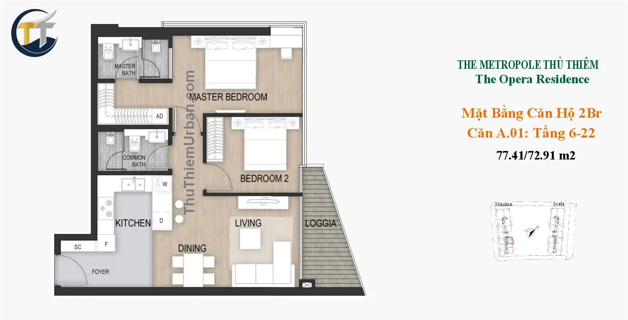 căn hộ masimo 2 phòng ngủ 01 - the opera residence new