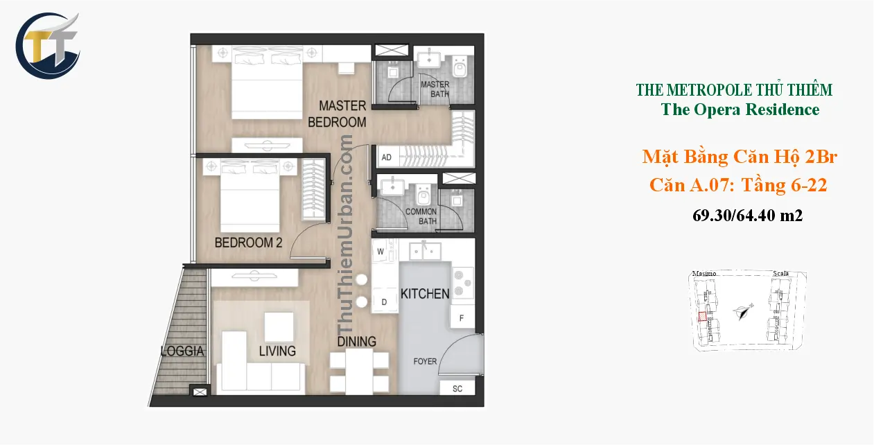 căn hộ masimo 2 phòng ngủ 07 the opera residence sài gòn new
