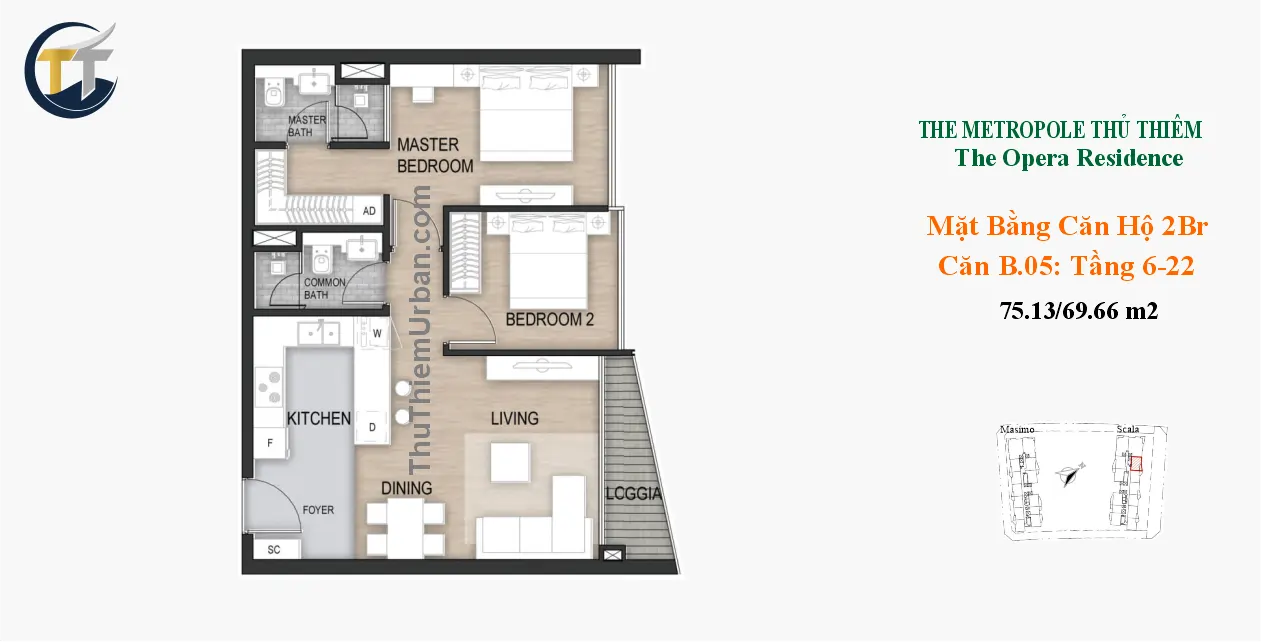 căn hộ scala b05 - 4 phòng ngủ the opera sơn kim land -khu đô thị thủ thiêm new
