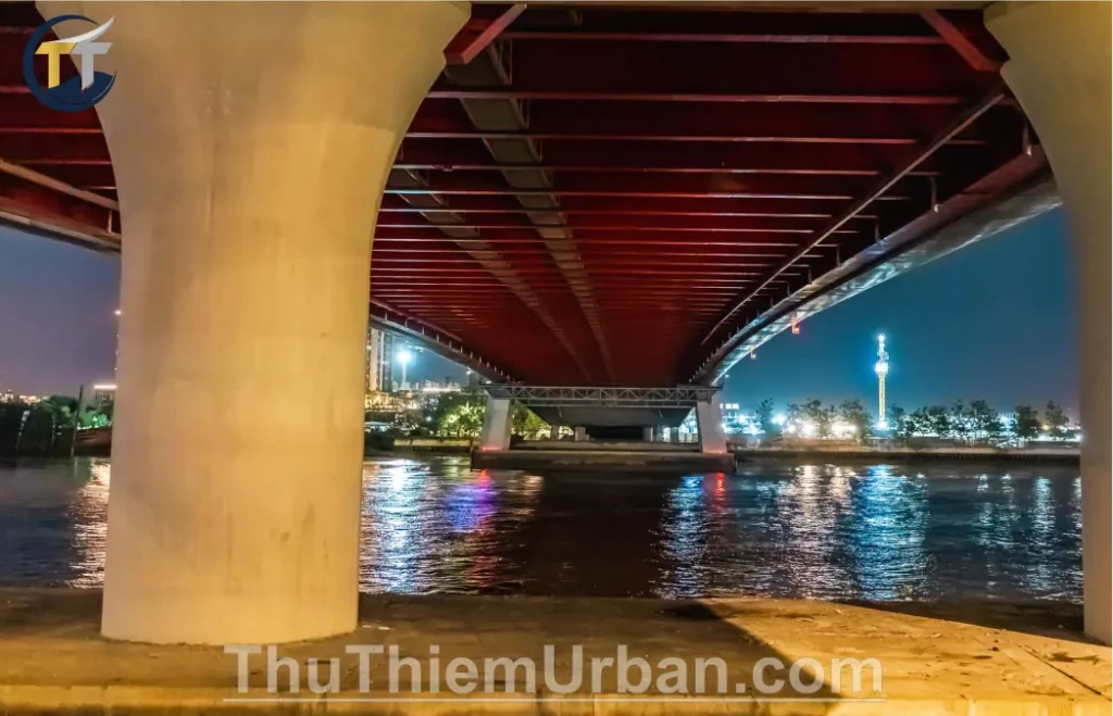 cầu bason góc chụp gầm cầu sông sài gòn new