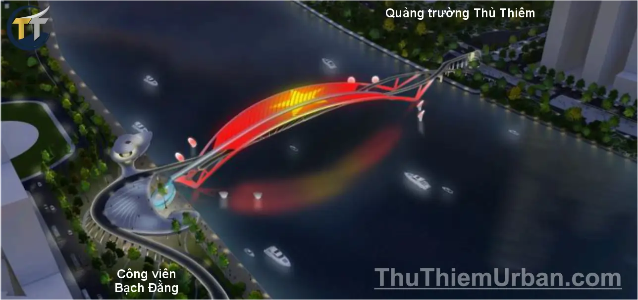 cầu đi bộ sông sài gòn thành phố hồ chí minh new