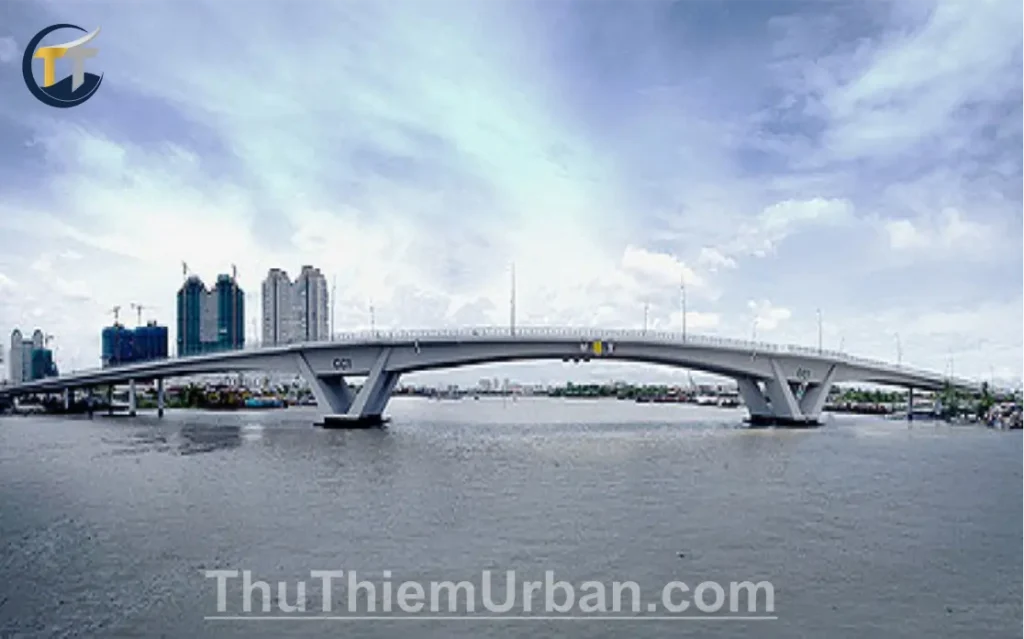 cầu thủ thiêm 1 - góc chụp sông sài gòn new