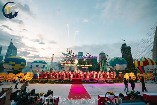 công viên bờ sông thủ thiêm - lễ khánh thành - khai mạc new