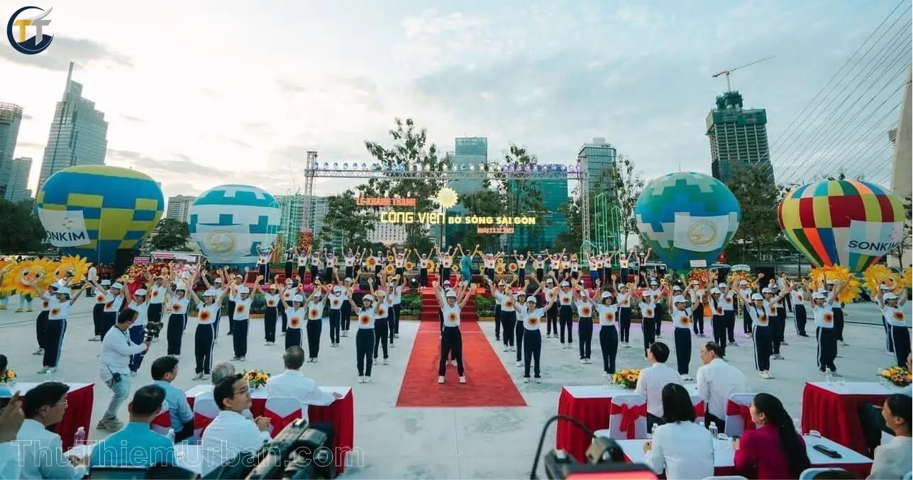 công viên bờ sông thủ thiêm - lễ khánh thành new