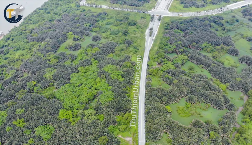 hình chụp lâm viên sinh thái thủ thiêm - từ trên cao new