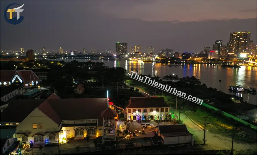 hình nhà thờ giáo xứ & dòng mến thánh giá tại khu đô thị mới thủ thiêm thủ đức new