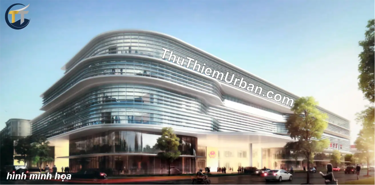 phối cảnh minh họa cơ quan hành chính đô thị thủ thiêm new