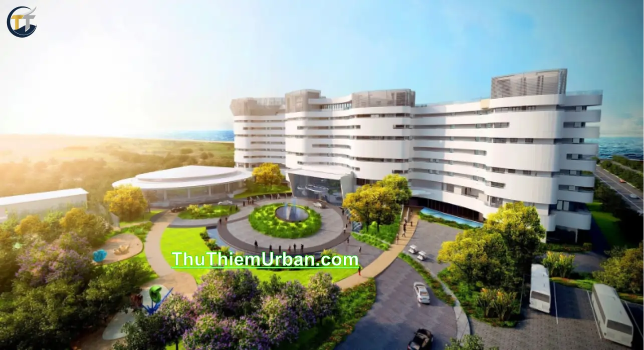 phối cảnh minh họa khu phức hợp khách sạn 6 sao khu đô thị thủ thiêm new