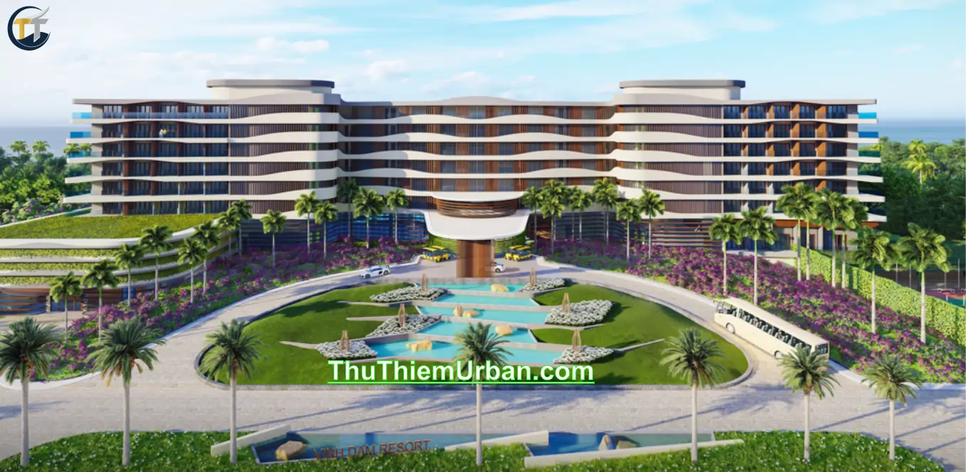 phối cảnh minh họa khu phức hợp khách sạn 6 sao thủ thiêm new