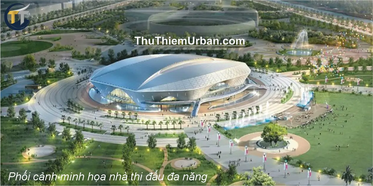 phối cảnh nhà thi đấu đa năng thủ thiêm new