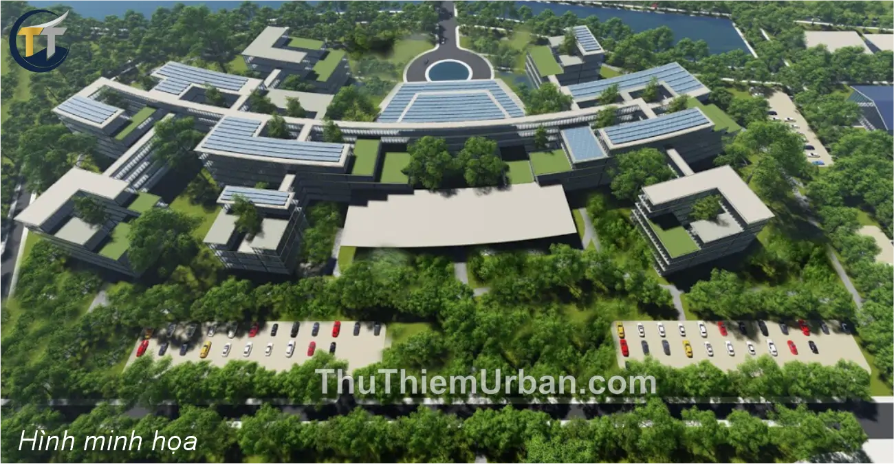 phối cảnh viện nghiên cứu châu thổ phía nam khu đô thị mới thủ thiêm new