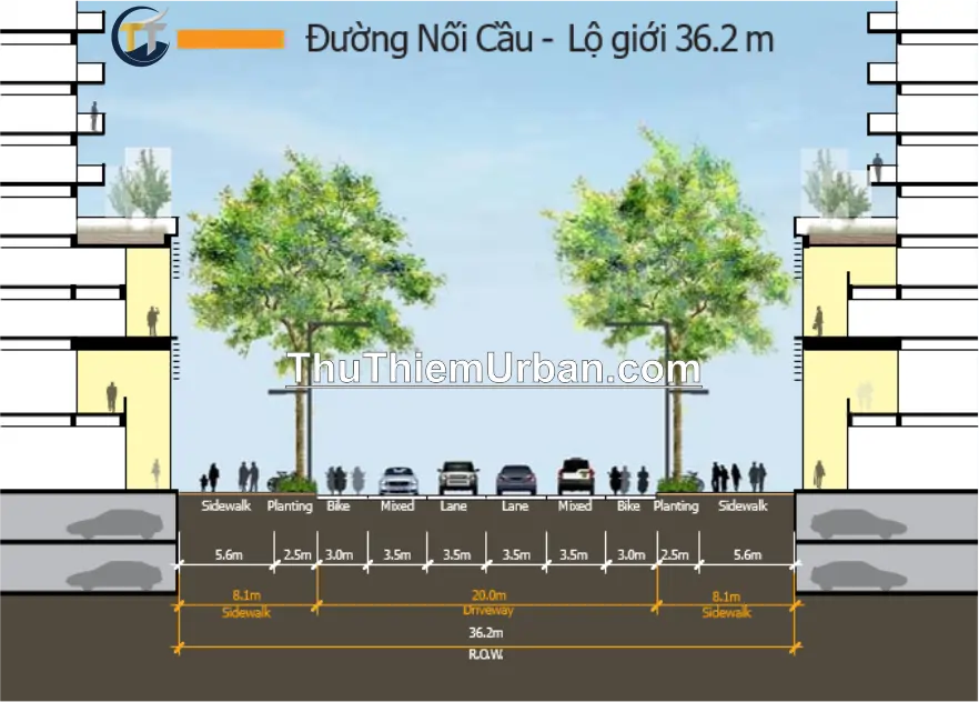 quy hoạch giao thông thủ thiêm - đường nối cầu new