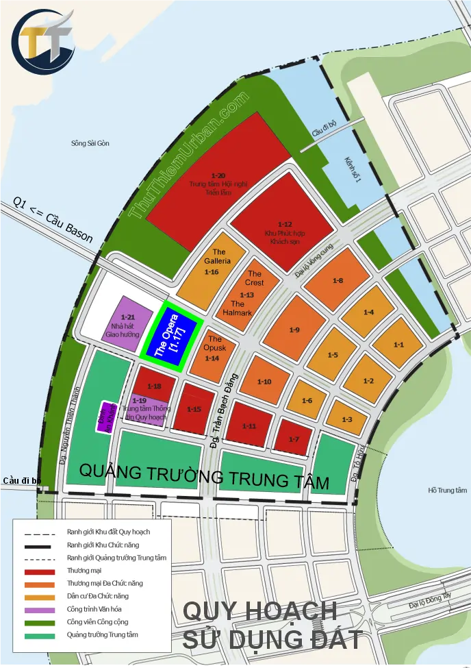 quy hoạch kết nối dự án the opera residence - metropole son kim land new