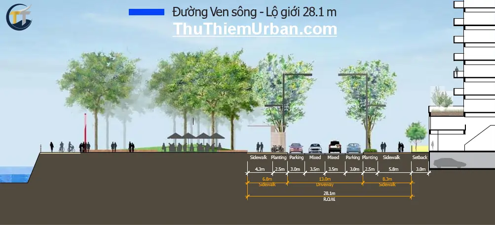 quy hoạch kết nối giao thông đô thị thủ thiêm - đường ven sông - nguyễn thiện thành new