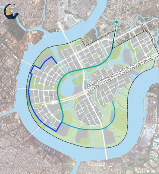 quy hoạch kết nối giao thông đô thị thủ thiêm - kết nối nội khu new