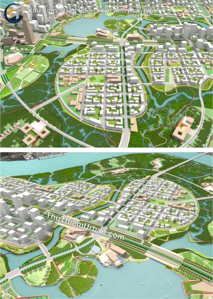 quy hoạch khu chức năng số 5 thủ thiêm , thủ đức - hình ảnh khối phố new