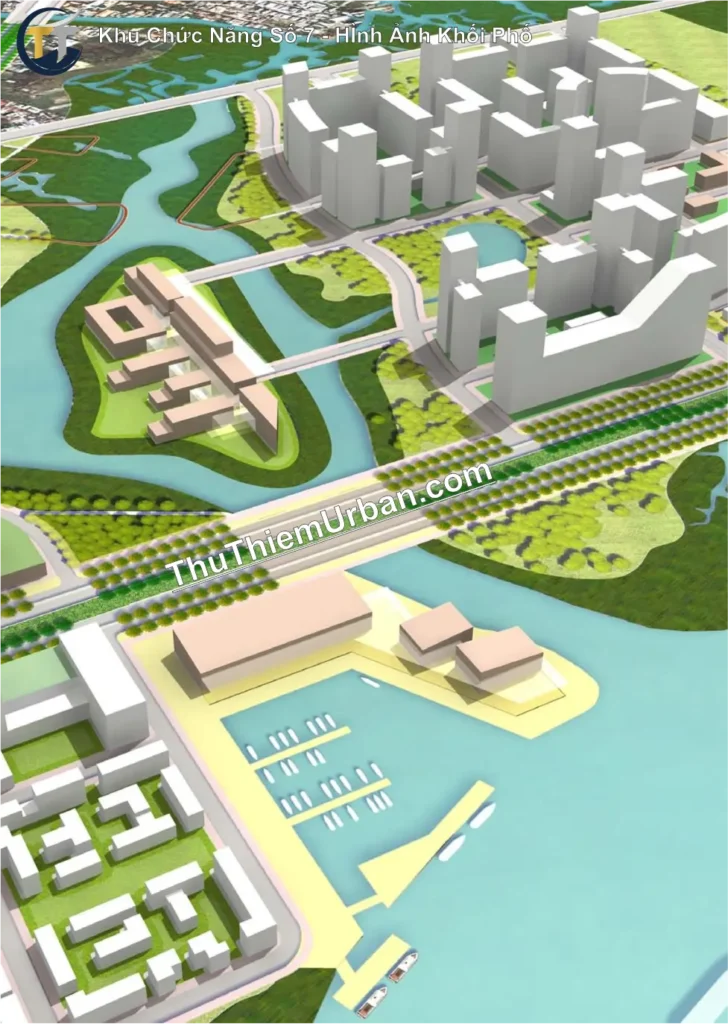 quy hoạch khu chức năng số 7 thủ thiêm, hồ chí minh - hình ảnh khối phố new
