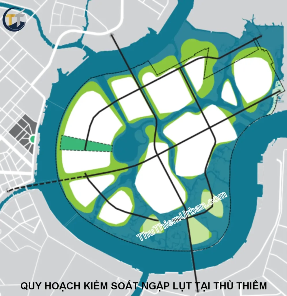 quy hoạch kiểm soát ngập lụt tại Thủ Thiêm new
