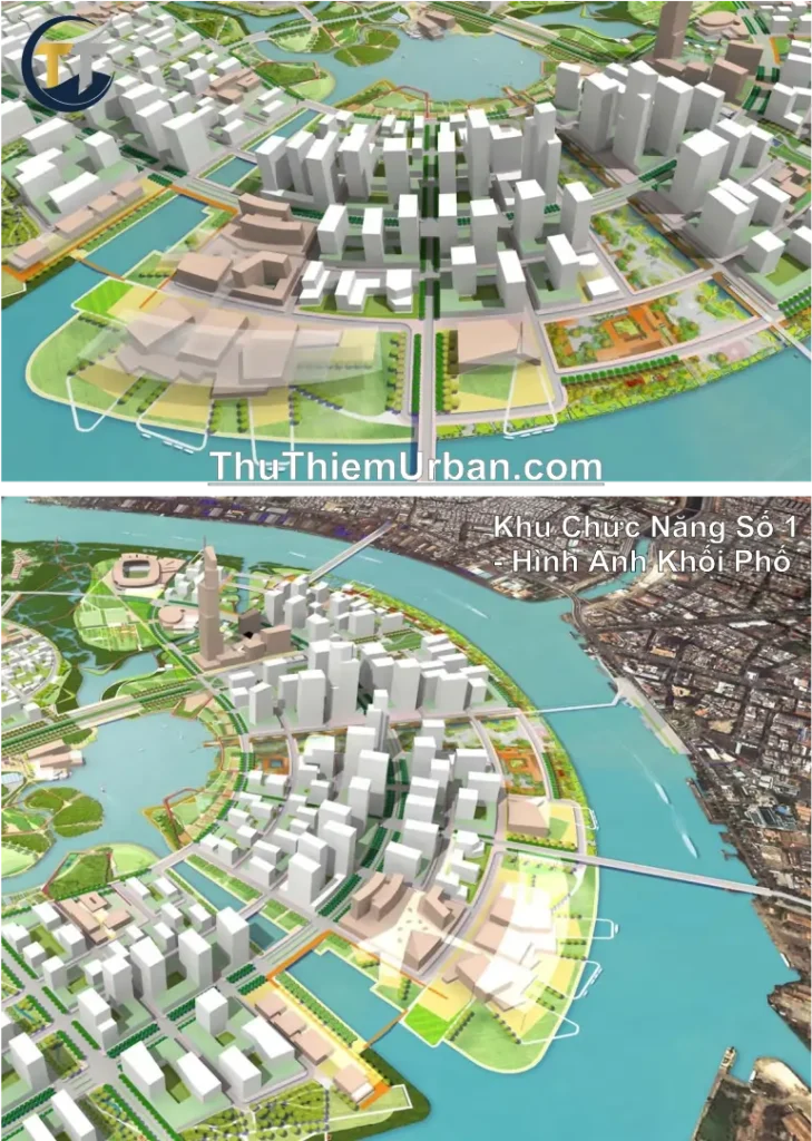 quy hoạch khu chức năng số 1 thủ thiêm - hình ảnh khối phố new