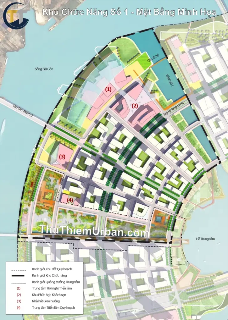 quy hoạch khu chức năng số 1 thủ thiêm - hình ảnh minh họa new