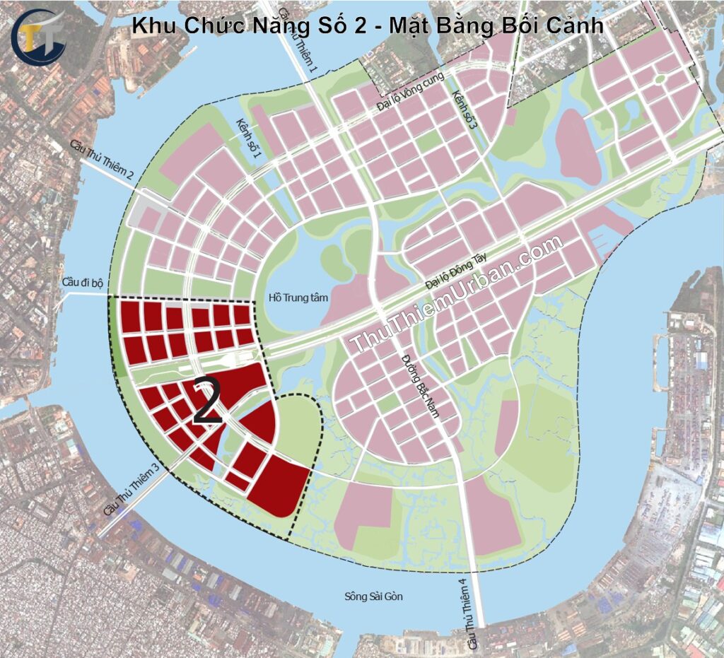quy hoạch khu chức năng số 2 đô thị thủ thiêm - mặt bằng phối cảnh new