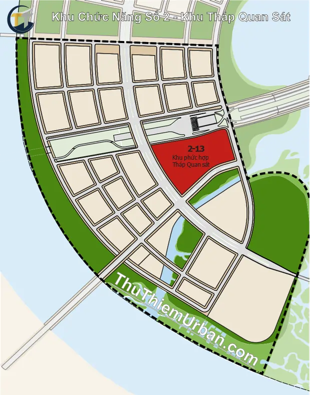 quy hoạch khu chức năng số 2 đô thị thủ thiêm - khu phức hợp tháp quan sát new