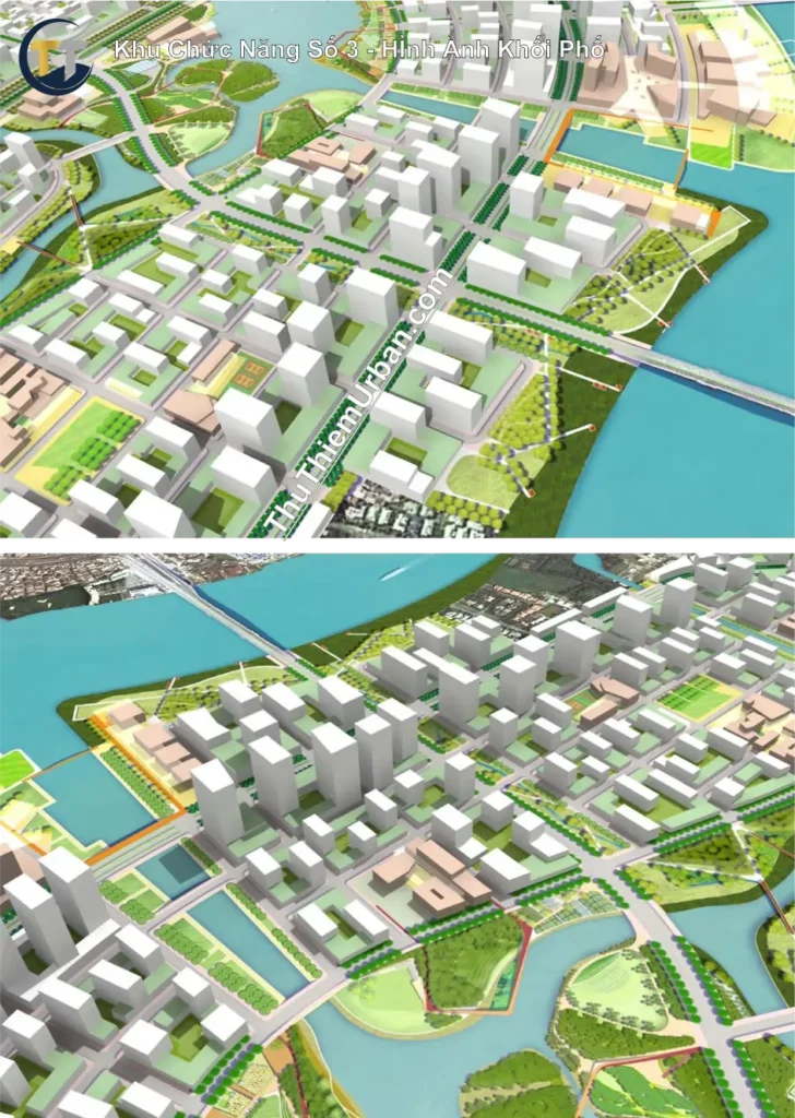 quy hoạch khu chức năng số 3 đô thị mới thủ thiêm - hình ảnh khối phố new