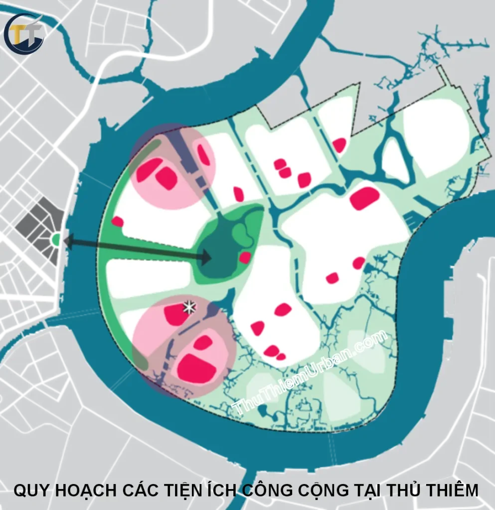 quy hoạch tiện ích công cộng tại thủ thiêm new