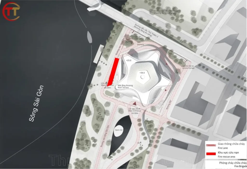 thiết kế đường nhà hát opera thủ thiêm