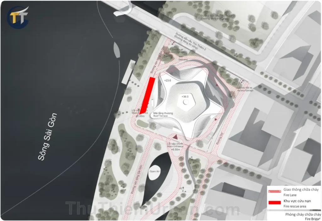 thiết kế đường nhà hát opera thủ thiêm new