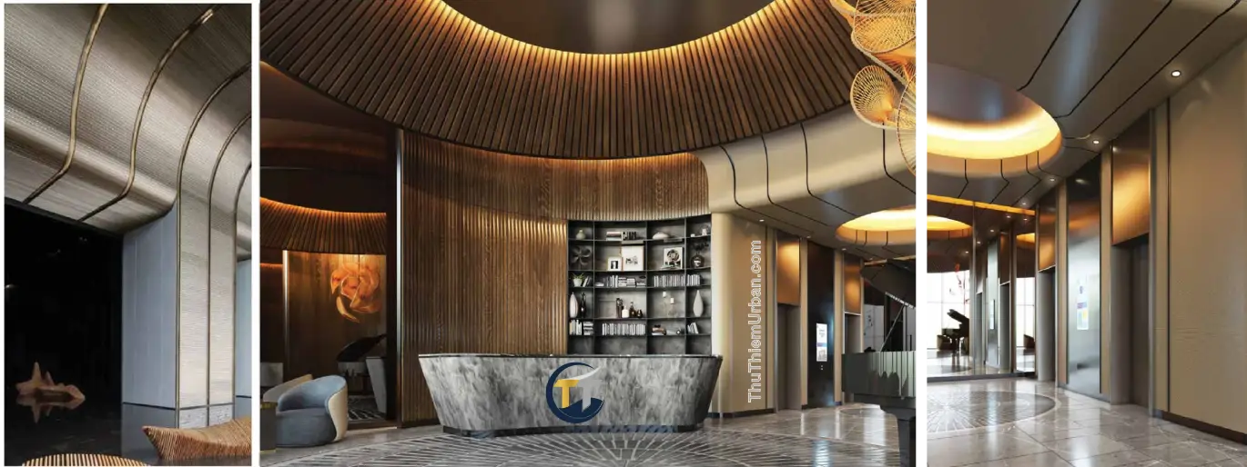 thiết kế sảnh nội thất dự án căn hộ the opera residence thủ thiêm new
