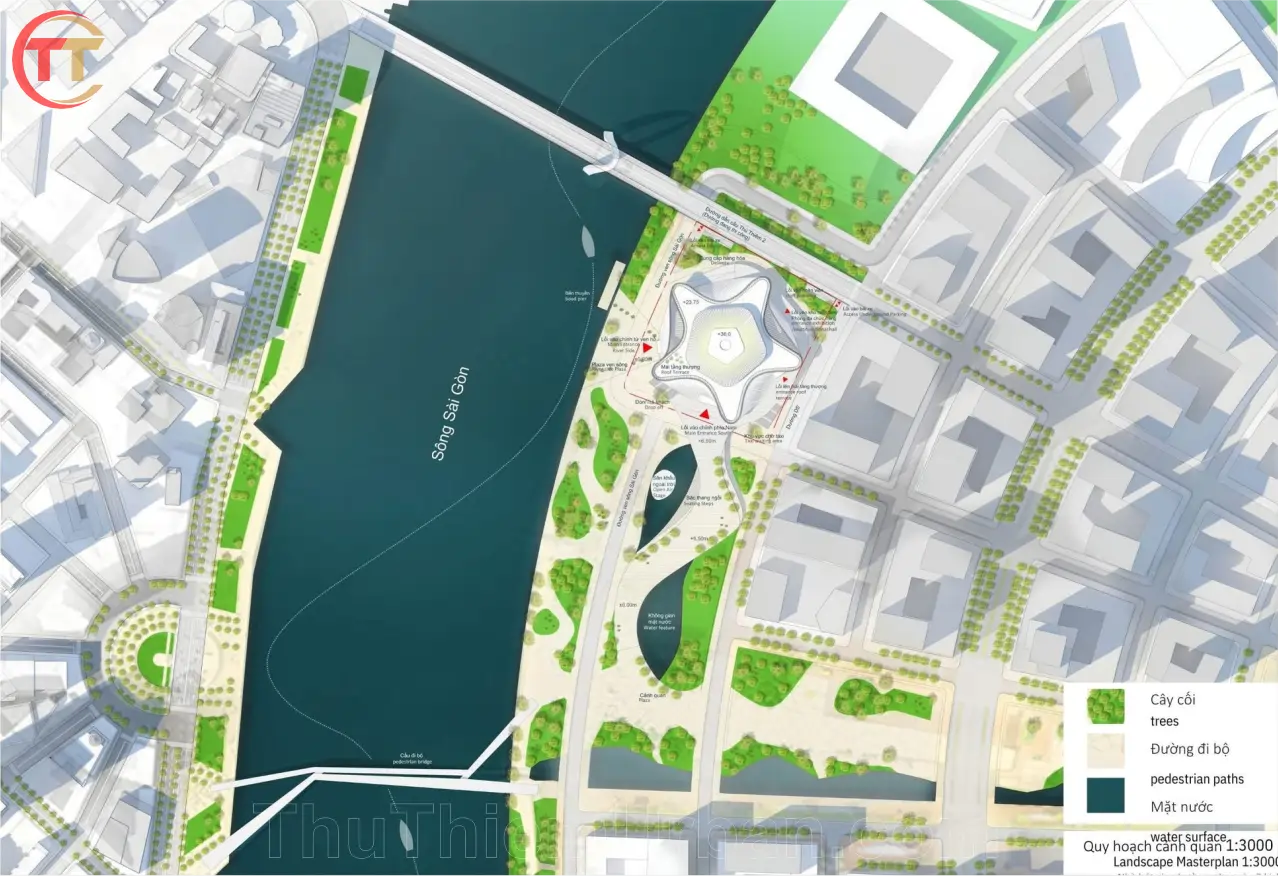 vị trí nhà hát opera thủ thiêm