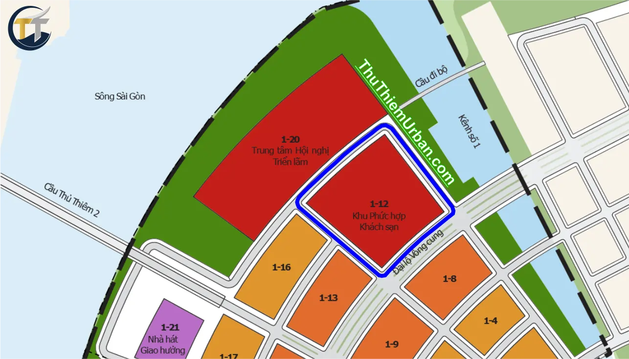 vị trí quy hoạch khu khách sạn 6 sao thủ thiêm new